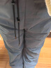 鸭鸭（YAYA）鹅绒羽绒裤女2025年秋冬新款城市轻户外工装裤高腰显瘦休闲长裤FL 灰色 M 170 实拍图
