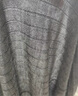 优衣库女装精纺美利奴羊毛罗纹圆领针织短开衫/25秋冬新款478336 07 青灰色 M /160/84A 实拍图