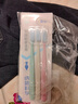 纳美（Namei）纳米抗菌软胶牙刷 温和洁齿按摩牙龈 家庭装9支 实拍图