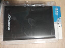 黑甲虫 (KINGIDISK) 500G USB3.0 移动硬盘 SLIM系列 2.5英寸 子夜黑 9.5mm金属纤薄 抗震抗压 SLIM500 实拍图