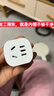 公牛插座转换器两脚转三脚插头电动车充电转换头二孔转三孔无线插排插板带电源一转一10A转换器 2脚转3脚【1插位】L07A 实拍图
