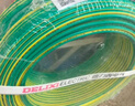 德力西（DELIXI）电线电缆ZC-BV2.5平方阻燃单芯单股家用铜芯电线100米黄绿地线  实拍图
