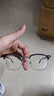 蔡司（ZEISS）镜片近视眼镜框男半框防蓝光辐射可配带散光度数眼睛女钛合金镜架 简约款 黑银 配colorein镜片1.60超薄 0-800度 实拍图