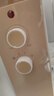 美的（Midea）【强劲热力】电热油汀/取暖器家用/加热电暖器/17片电暖气片/立式加热器大面积加湿恒温 HYW30GW 实拍图
