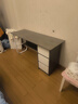 木匠印记电脑桌书架一体桌台式电脑桌储物书桌办公桌学生桌写字桌学习桌 【活动】加粗钢架莫兰迪灰色 140cm 实拍图