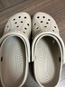 卡骆驰（CROCS）洞洞鞋贝雅男鞋女鞋轻便耐磨一脚蹬拖鞋休闲鞋|10126 卵石色-2V3 43 (270mm) 实拍图