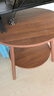 姗姗木艺茶几边桌小桌子客厅小户型双层小圆桌床头置物架沙发边几 实拍图