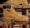Dickies男士马丁靴高帮时尚男靴工装靴情侣靴男 土黄 41-男款 实拍图