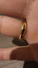 周生生新年黄金戒指 足金素圈活口戒情侣 可作对戒09141R 计价4.35克 实拍图