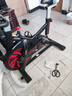 汗马 【智能游戏APP】动感单车家用运动器材健身车室内脚踏自行车 弹簧减震+加大车架+飞轮全包黑 实拍图
