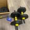 华亚（HUAYA） 哑铃男士杠铃套装可调节环保包胶手铃亚玲家用运动锻炼健身器材 一副两只总重30kg两用款【进阶健身】 实拍图