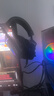 钛度THS310PRO 有线头戴式游戏耳机 台式7.1环绕音 USB电竞耳麦 吃鸡三角洲行动 风铃紫色 实拍图