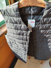 京东京造【零压系列】轻薄羽绒服男外套冬季 防钻绒马甲背心男 曜石黑  L 实拍图