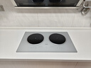 美的（Midea）电磁炉双灶3500W家用大功率左电右陶嵌入式电陶炉不挑锅具电池炉恒匀火DZ35CT08P 实拍图