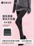 完美记忆打底裤女秋冬加绒加厚保暖外穿显瘦光腿神器 黑色厚绒连脚款 实拍图