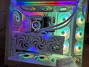 Thermaltake（Tt）钢影透EX Ultra 海景房机箱 电脑主机 白色（标配360联排风扇/ATX主板/Type-c/支持360水冷） 实拍图