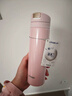虎牌（TIGER）保温杯一键开启男女轻量型时尚水杯MMX-A30C-PP粉色300ml 实拍图