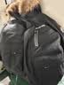 鸭鸭男士大毛领羽绒服冬季新款连帽工装外套情侣新年战袍休闲户外上衣 实拍图