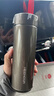 希诺保温杯男304不锈钢水杯大容量车载过滤茶杯子XN-7601灰色 420mL 实拍图