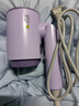 syouran电吹风机学生宿舍专用小功率男女折叠吹风机便携大学生寝室风筒500W800W1000W以下负离子不伤发 紫色800W可折叠（吹风机学生宿舍专用） 实拍图