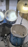 斗牛士（Bullfighter）架子鼓成人初学者儿童专业考级爵士鼓打击乐器 升级款镭射蓝5鼓4镲（双层支架） 实拍图