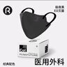 润米生物 防过敏3d立体一次性医用外科口罩成人高颜值【黑色/50片盒】 实拍图