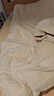 京东京造 220g牛奶绒四件套 A类秋冬加厚高克重法兰绒保暖双人床单枕套被套 1.8米床 榛果Milky 实拍图