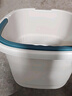 本迪方形泡脚桶加深23cm带手提足浴桶养生家用洗脚按摩盆免安装不漏电 实拍图