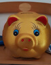 迎千福金猪存钱罐只进不出儿童陶瓷储蓄罐储钱罐大容量可爱摆件礼物便宜 福气猪只进不出款【带金垫】 长宽高【22*18*16】存5万8 实拍图