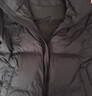森马[轻松羽绒系列]三防羽绒服男冬季情侣纯色外套上衣 黑色（灰鸭绒） 2XL 实拍图