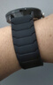 威千图适用华为手表表带gt3/gt2/gt3pro/2pro20MM铠甲勇士款高级感硅胶磁吸丨42/43表盘通用【黑色】  实拍图