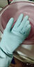 妙洁灵巧型绒里手套 天然乳胶 1双 中号  清洁手套 新老包装随机发货 实拍图