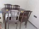 沃林格餐桌 新中式实木餐桌椅组合现代简约中国风跳台伸缩餐台饭桌809 1.35米餐桌 一桌4椅 实拍图