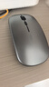 英菲克（INPHIC）M1无线鼠标可充电办公蓝牙三模电量显示静音便携适用于惠普华硕苹果IPAD笔记本电脑无限轻音 【无线-2.4G电量显示增强版】Ty-C充电金属灰 实拍图