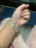 梦金园 银手链足银简约光面转运珠福袋手环首饰送女友生日礼物 实拍图