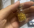 洲足金999金珠黄金小金珠金豆古法金珠DIY配件散珠隔珠路路通转运珠 3mm金珠  合单满 0.16g 包邮 单颗约0.02g 实拍图