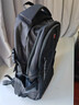 JINSHIWQ双肩包男大容量商务旅行背包登山书包电脑包黑色 标准版加大号 实拍图