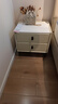 林氏家居现代创意卧室双抽屉网红百搭简易床边收纳柜储物柜小巧床头柜OI1B 五金脚|柔纱色 TD129-F床头柜 实拍图