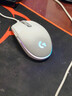 罗技（G）G304 LIGHTSPEED无线鼠标 游戏鼠标 轻质便携 绝地求生FPS鼠标英雄联盟LOL吃鸡 生日礼物 白色 实拍图