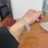 京莹天然玉手镯女冰种白月光玉髓玛瑙手镯子送老婆女友马年生日礼物 实拍图