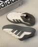 adidas ADIPUFF面包鞋一脚蹬柔软休闲舒适棉鞋男女阿迪达斯轻运动   米色/白色/汉玉白（推荐选大半码）   46 实拍图