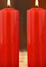 亦工达 【京仓速达】加粗蜡烛 大号无烟 日用实验停电应急  5*20cm（2根装） 红色 实拍图