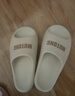 牧童儿童拖鞋夏季家居鞋室内软底浴室男女童亲子凉拖鞋 椰奶白 220 实拍图