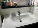 陶瓷一体盆洗手盆单盆洗脸盆台面台中盆单独洗漱盆半嵌入式洗面盆 80*47单盆套餐 实拍图