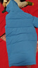 雪中飞【蓄热】童装儿童羽绒服男童女童纯色中大童拼接羽绒服浅蓝120cm 实拍图