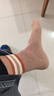 猫人女士袜子女秋冬季中筒袜女100%纯棉堆堆袜抗菌防臭吸汗百搭5双装 实拍图