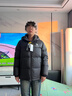骆驼[黑钻3.0]羽绒服男90%绒秋冬保暖时尚显瘦高蓬羽绒服女 A13CAPN110A5，幻影黑 ，中性（金箔内） S 实拍图