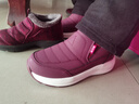 足力健老人鞋加绒羊毛靴中老年防寒保暖雪地靴棉鞋冬季女鞋 8689K酒红35 实拍图