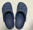 卡骆驰（CROCS）洞洞鞋贝雅男鞋女鞋轻便耐磨一脚蹬拖鞋休闲鞋|10126 深蓝-410 43 (270mm) 实拍图