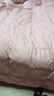 匈牙利正品羽绒被95白鹅绒100%冬被五星级酒店加厚保暖抗菌春秋被 豆沙粉静音120支全棉白鹅绒 200*230cm【冬被约充绒1600g】 实拍图